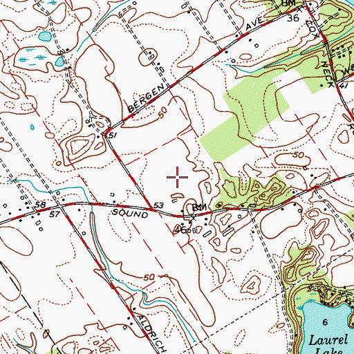 Topographic Map of Macari Vineyards, NY