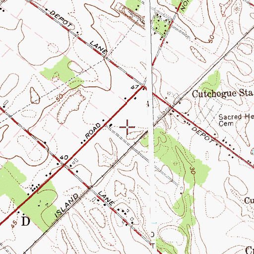 Topographic Map of Pellegrini Vineyards, NY
