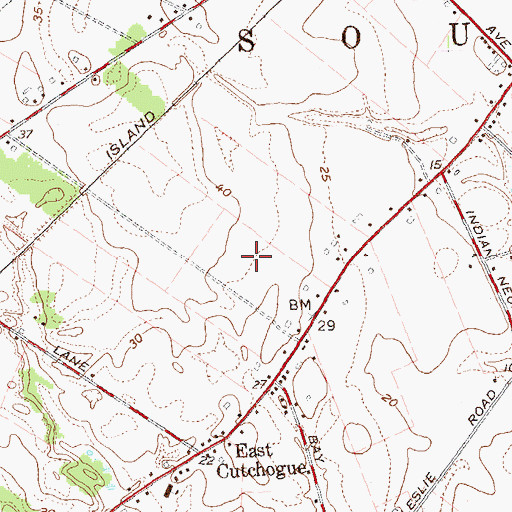 Topographic Map of Lenz Vineyards, NY