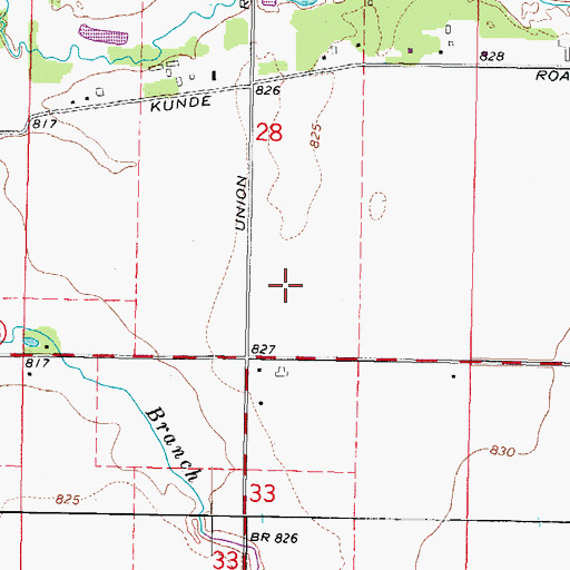 Topographic Map of Prairie Sky Orchard, IL