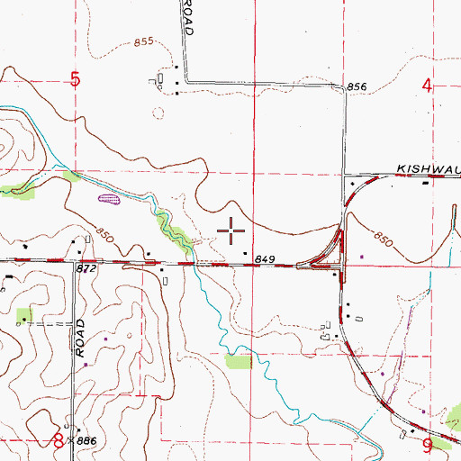 Topographic Map of McCann Berry Farm, IL
