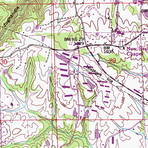 Topographic Map of Arbor Acres Farm, AL