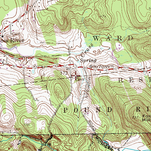 Topographic Map of Colonel Enoch Avery Cemetery, NY