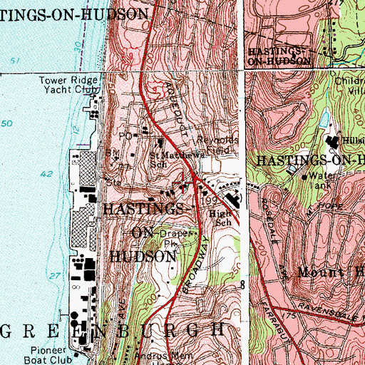 Topographic Map of Cooke Family Cemetery, NY