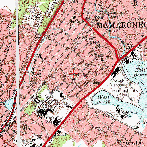 Topographic Map of Delancey Burial Ground, NY