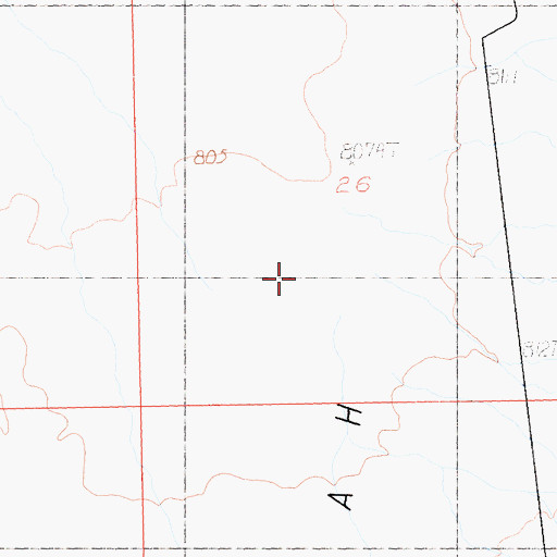 Topographic Map of Willow Wash, CA