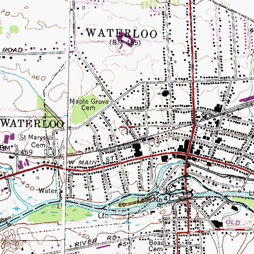 Topographic Map of Elisha Williams Cemetery, NY