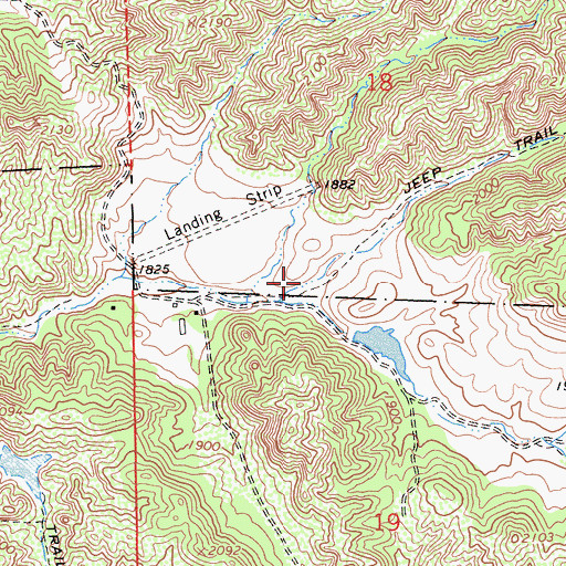 Topographic Map of Wilson Canyon, CA