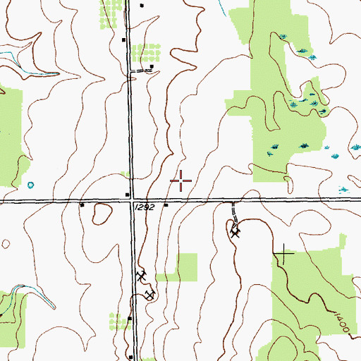 Topographic Map of Alexander Farms, NY