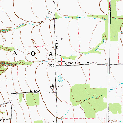 Topographic Map of King Ferry Winery, NY