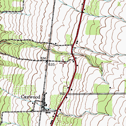 Topographic Map of Wagner Vineyards, NY