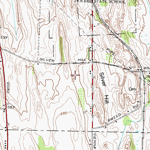 Topographic Map of Golf Farm, NY