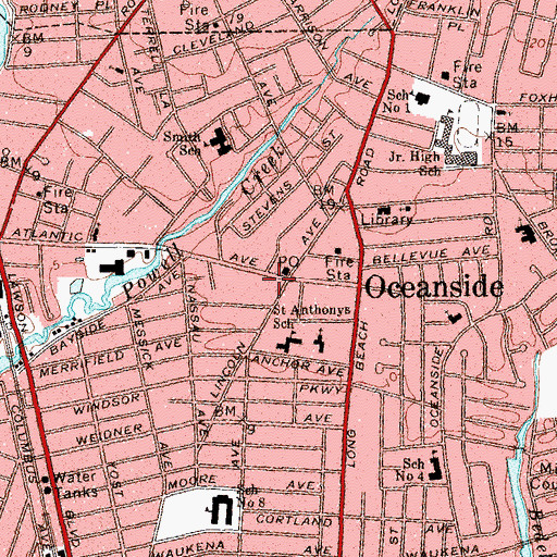 Topographic Map of Dee's Nursery, NY