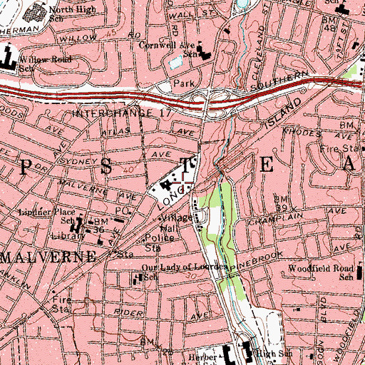 Topographic Map of Grossmann's Farm, NY
