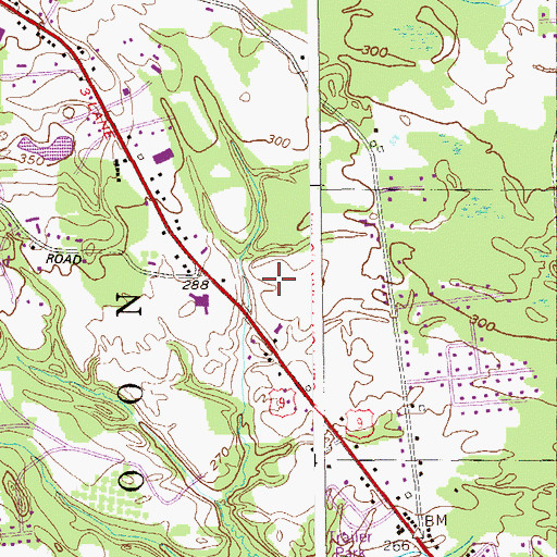 Topographic Map of Devoe's Rainbow Orchards, NY