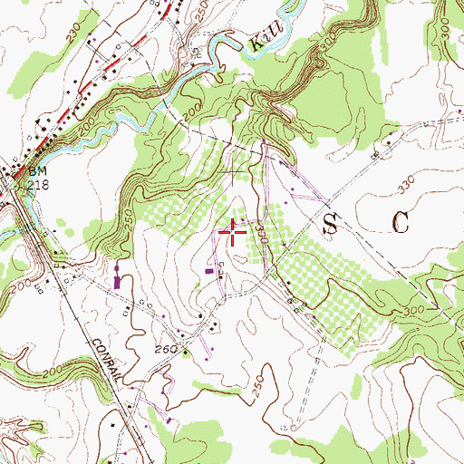 Topographic Map of Goold Orchards, NY