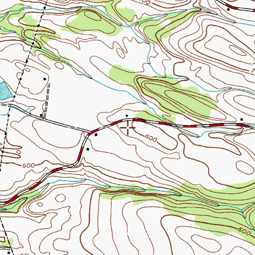 Topographic Map of Pavlus Orchard, NY
