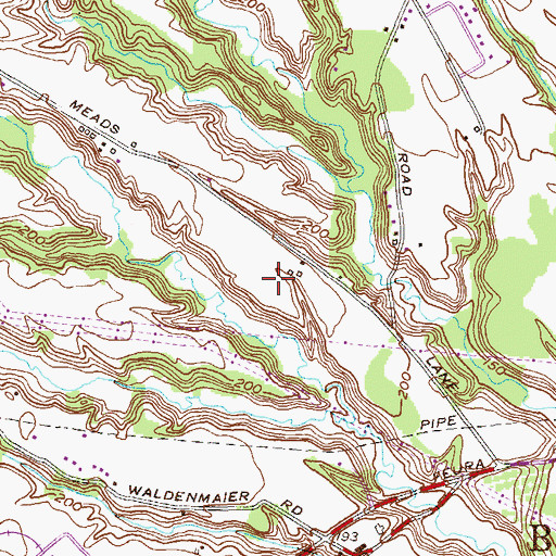 Topographic Map of Sleigh Bell Farm, NY