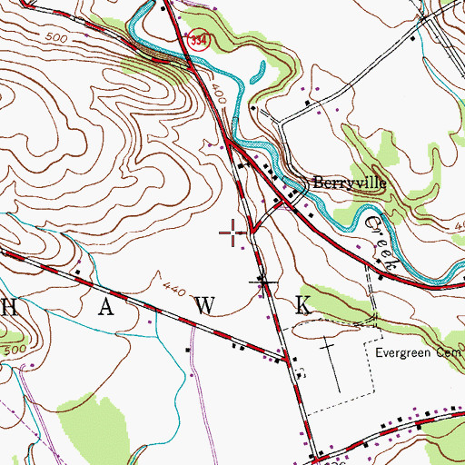 Topographic Map of Sand Flats Orchard, NY