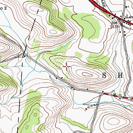 Topographic Map of Sharon Orchards, NY