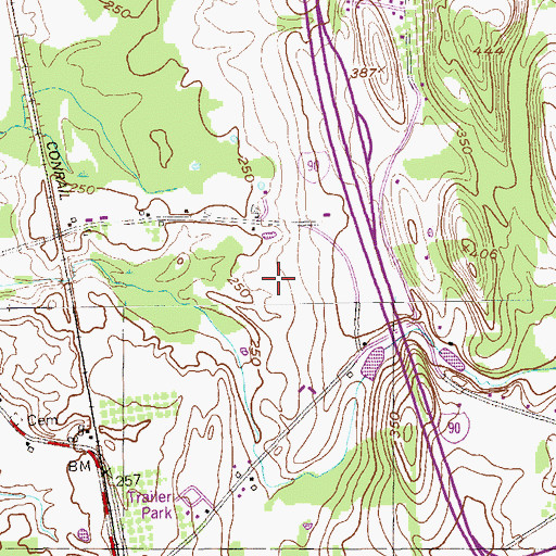 Topographic Map of Swartz Orchard, NY