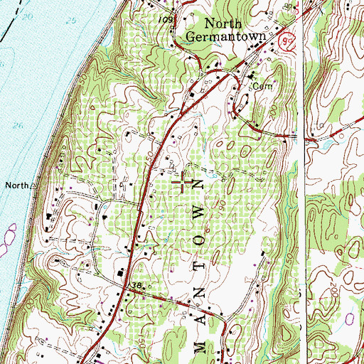 Topographic Map of Wagar Orchards, NY