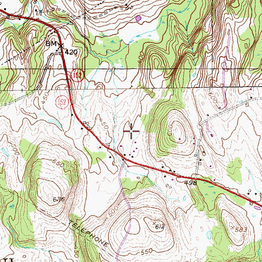 Topographic Map of Best Berry Farm, NY
