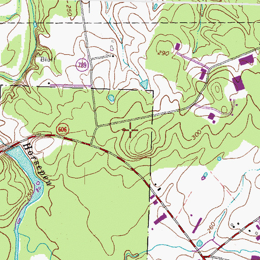 Topographic Map of Dulles North Transit Center, VA