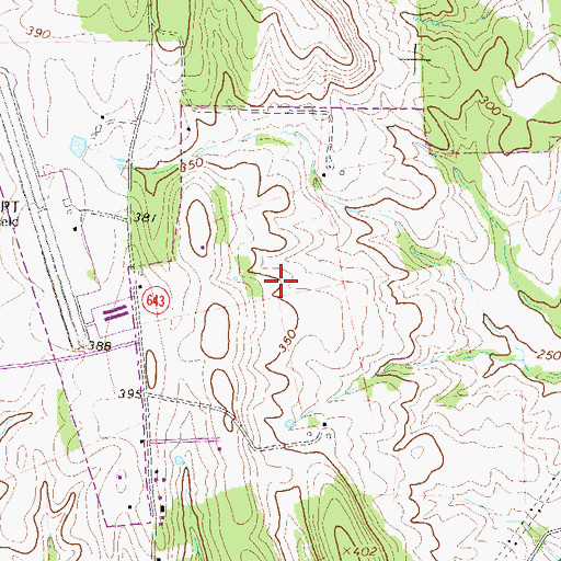 Topographic Map of Loudoun County Juvenile Detention Center, VA