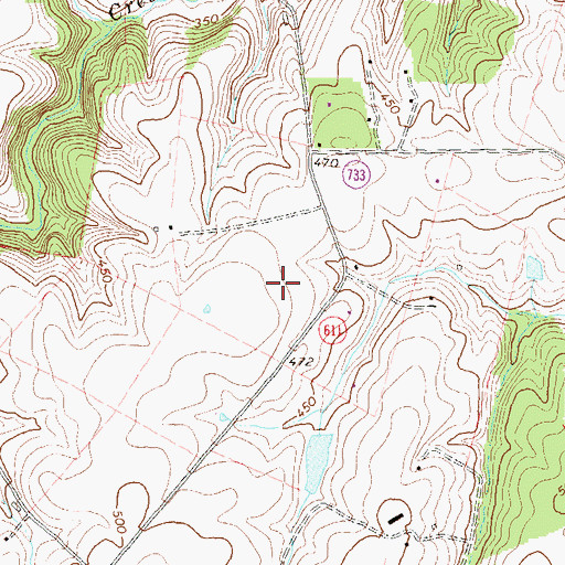 Topographic Map of Golden Dreams Therapeutic Riding Center, VA