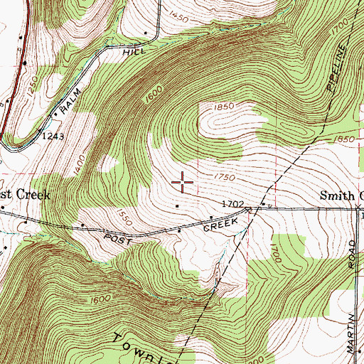 Topographic Map of Spruce Run Tree Farm, NY