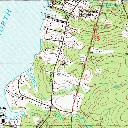 Topographic Map of Eagles Roost Farm And Orchards, MD