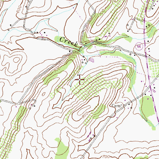 Topographic Map of Gardenhour Orchards, MD