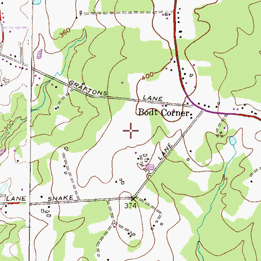 Topographic Map of Lohrs Orchard, MD
