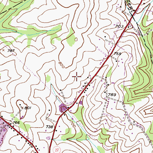 Topographic Map of Rock Hill Orchard, MD