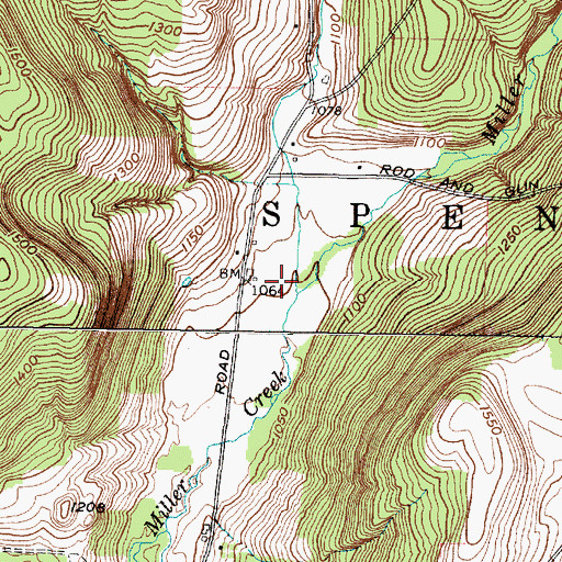 Topographic Map of Angel Ridge Farm, NY