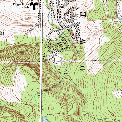 Topographic Map of Blue J Farm, NY