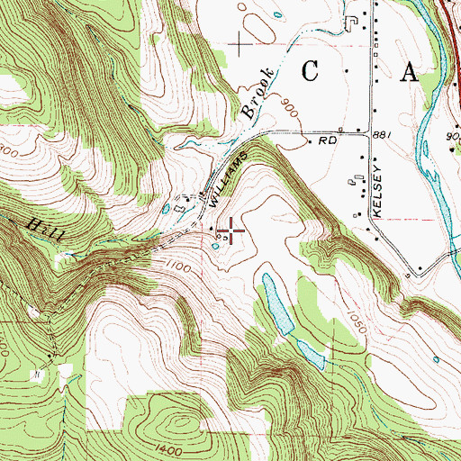 Topographic Map of Fallow Hollow Deer Farm, NY