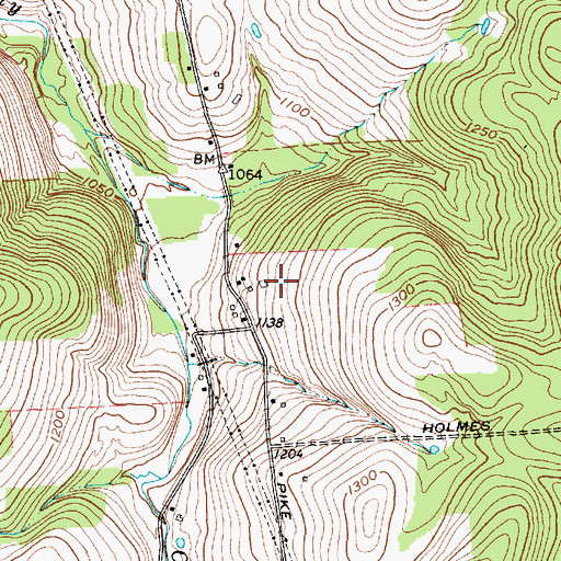Topographic Map of Klett Farm, NY