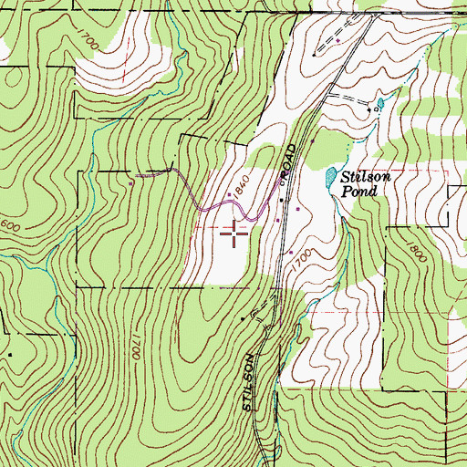 Topographic Map of Baxters Tree Farm And Nursery, NY