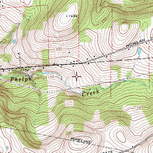 Topographic Map of Cold Spring Farm, NY