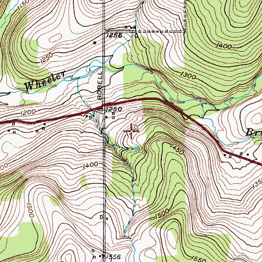 Topographic Map of Chenango Valley Ranch, NY