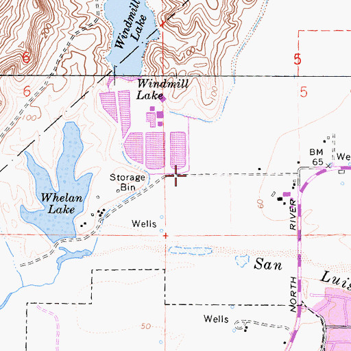 Topographic Map of Windmill Canyon, CA