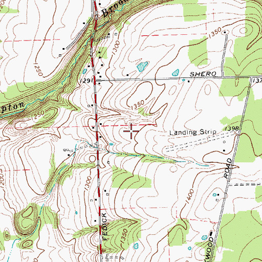 Topographic Map of Dreams End Farm, NY