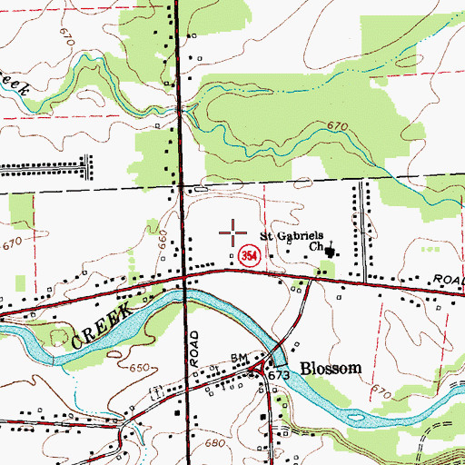 Topographic Map of Schrader Farm, NY