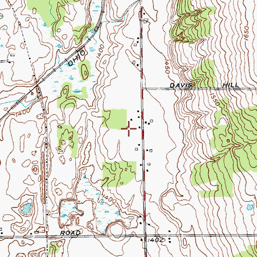 Topographic Map of Wendels Poultry Farm, NY