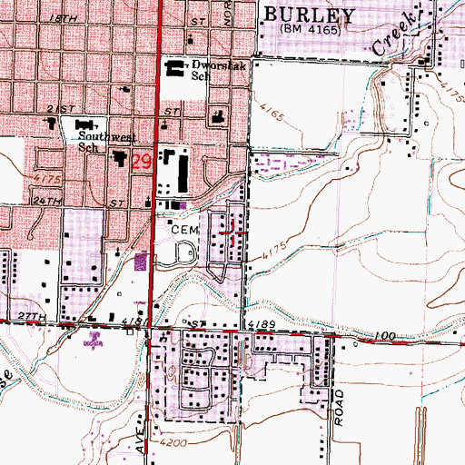 Topographic Map of G 15 Pipeline, ID