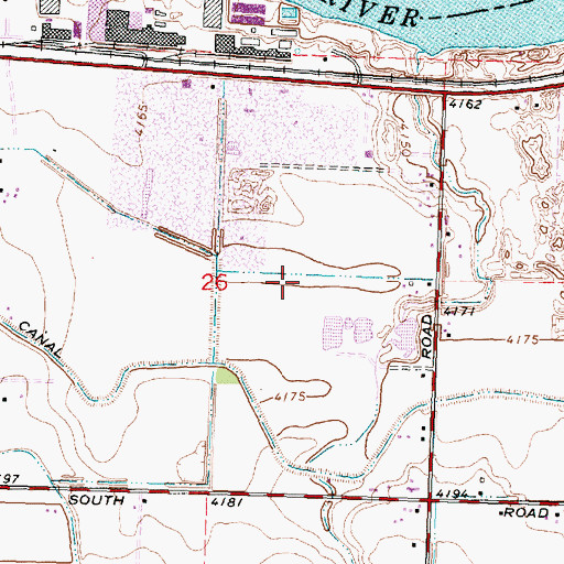Topographic Map of G 18 A Lateral, ID