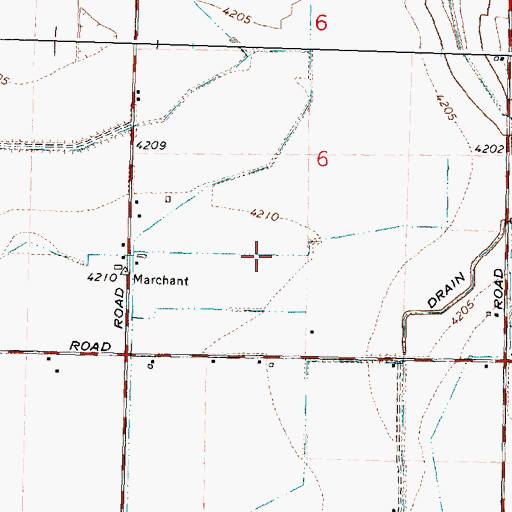 Topographic Map of H 15 D Lateral, ID