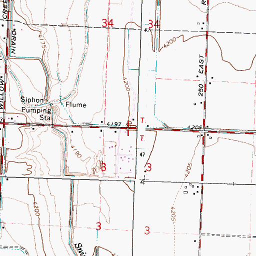 Topographic Map of H 17 E Pipeline, ID